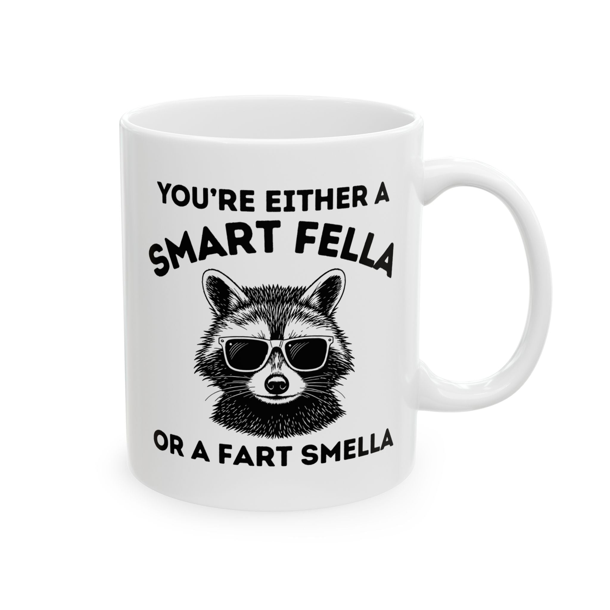 Smart Fella Fart Smella Mug, (11oz, 15oz)