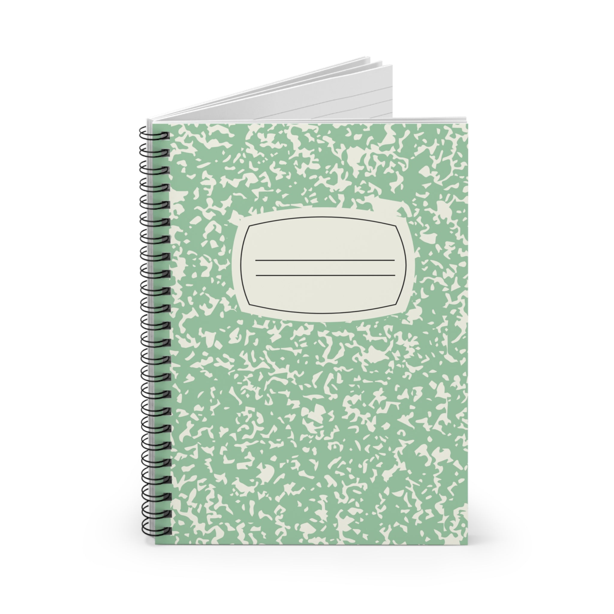 Green Spiral Composition Notebook