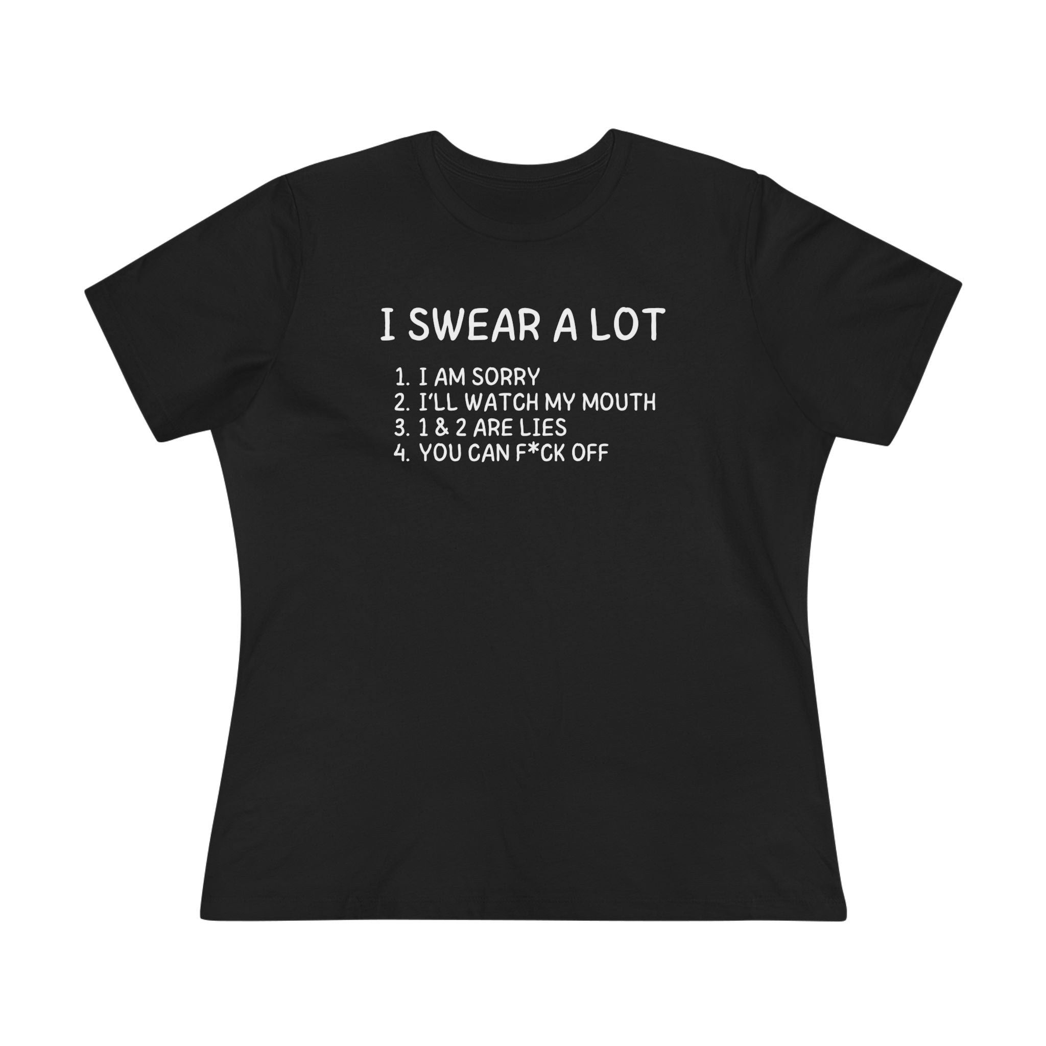 I Swear A Lot Ladies Tee