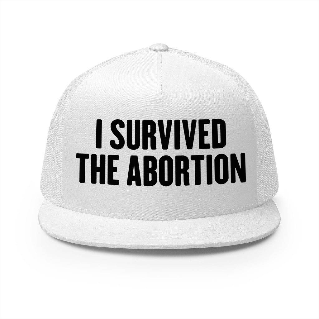 I Survived The Abortion 5 Panel Trucker Cap