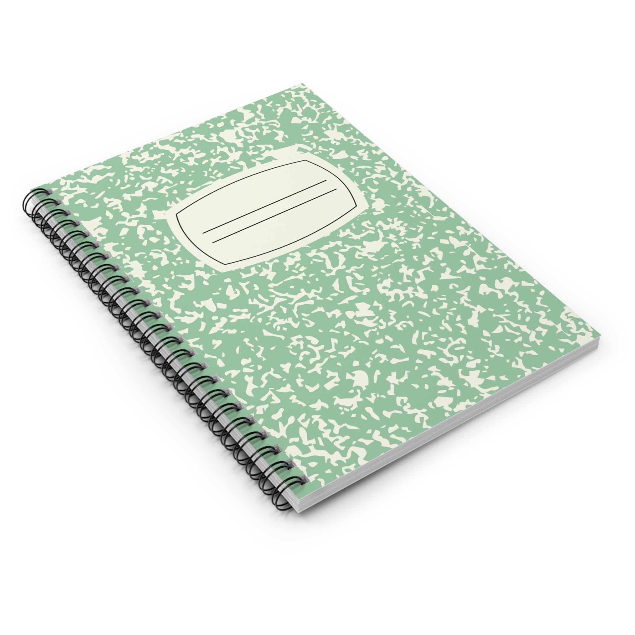 Green Spiral Composition Notebook