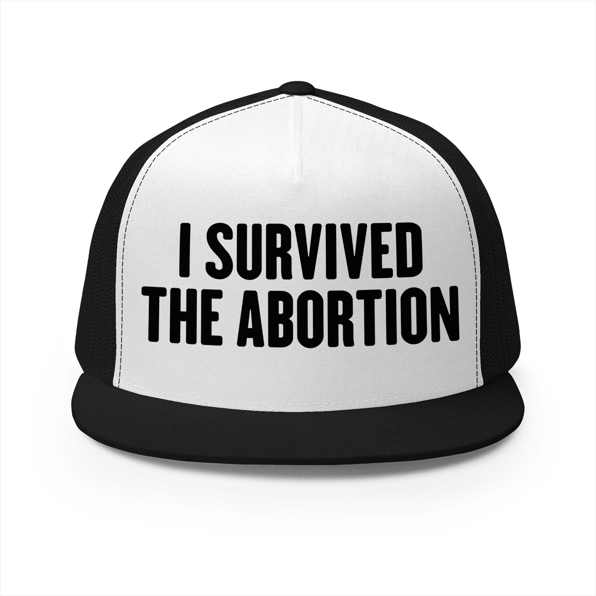 I Survived The Abortion 5 Panel Trucker Cap
